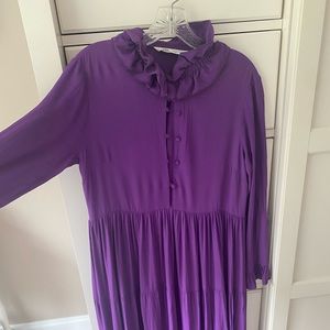 Long purple dress - Zara